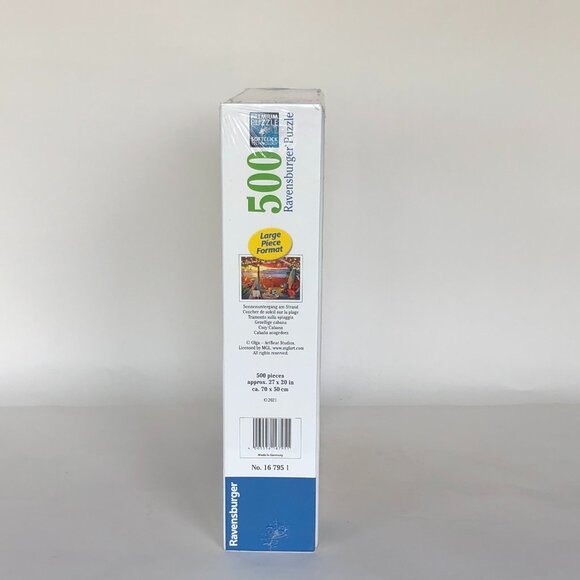 New sealed Ravensburger 500 pcs Large Format Puzzle-Cozy Cabana - Picture 10 of 13